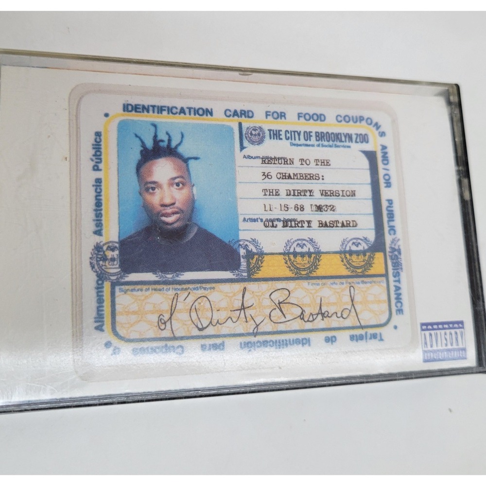 Ol Dirty Bastard Return to the 36 Chambers The Dirty Version Cassette Tape 1995